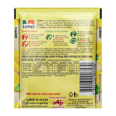 Vono Potato Onion and Parsley Soup 3x17g