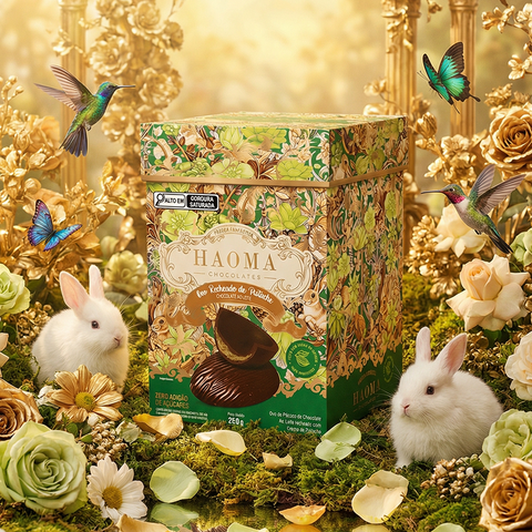Ovo Recheado de Chocolate ao Leite com Pistache 260g Haoma
