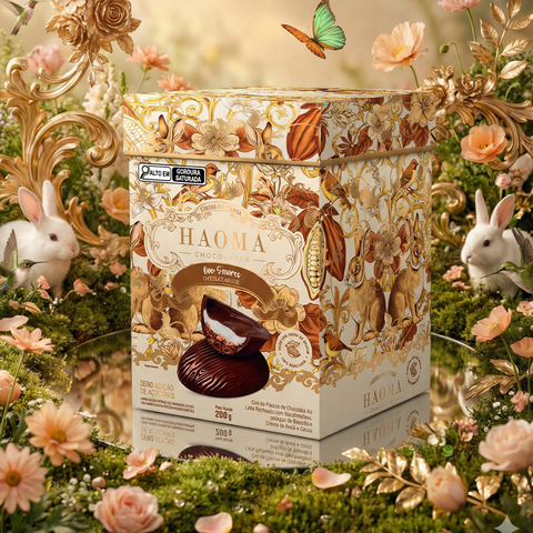 Ovo S'mores de Chocolate ao Leite com Recheio de Nuage 260g Haoma