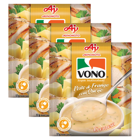 Vono Chicken Breast with Cheese Soup 3x17g