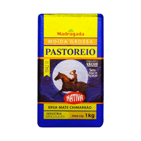 Erva Mate Madrugada Pastoreio Grossa Chimarrão Vácuo 1kg