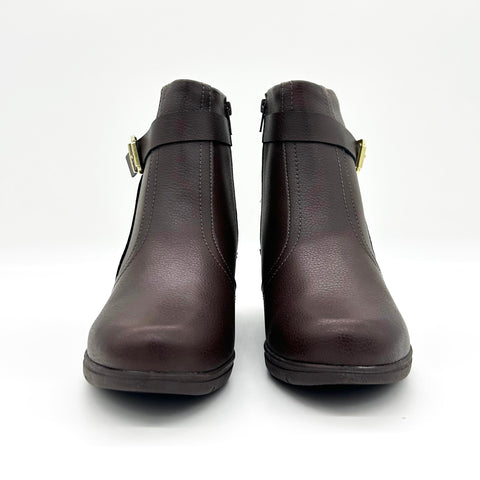 Modare 7085-101 Flat Ankle Boot in Coffee