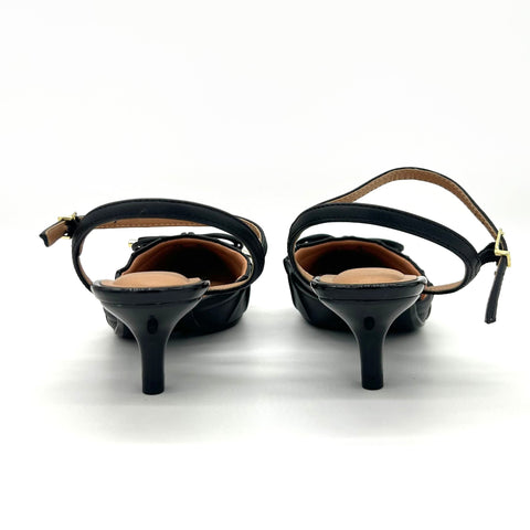 Vizzano 1122-829 Kitten Heel Pointy Toe Pump in Black