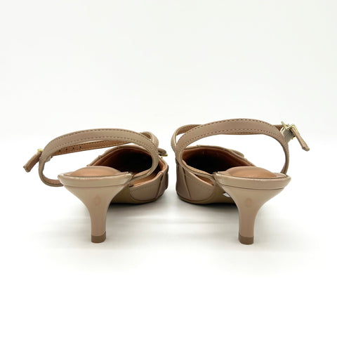 Vizzano 1122-829 Kitten Heel Pointy Toe Pump in Beige