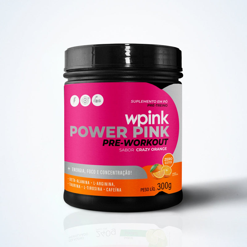 super power pink laranja - pré-treino - 300g