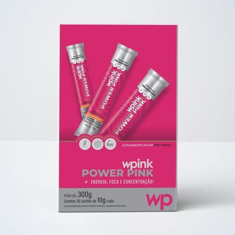power pink de laranja - pré-treino – 300g - MEUBRASILONLINE
