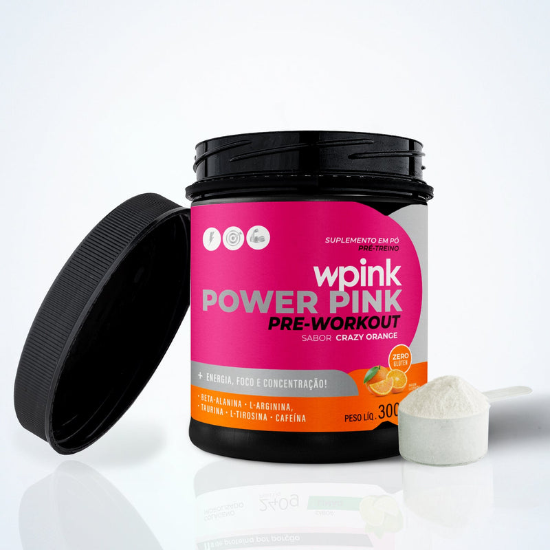 super power pink laranja - pré-treino - 300g