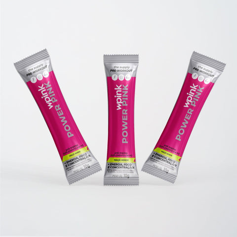 power pink de maçã verde - pré-treino – 300g - MEUBRASILONLINE