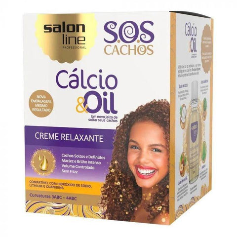 Salon Line SOS Curls - Calcium &amp; Oil - Relaxing Cream