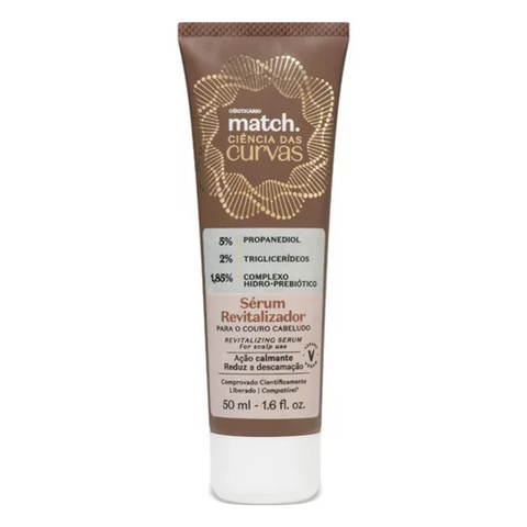 Match Science of Curls Revitalizing Serum 50ml Boticário