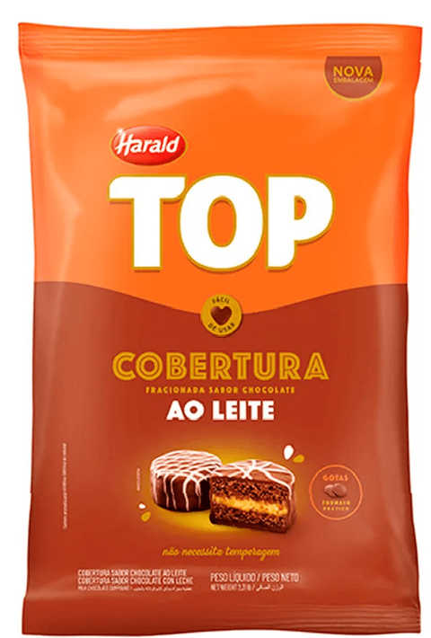 Cobertura De Chocolate Top - Gotas 1,010kg HARALD