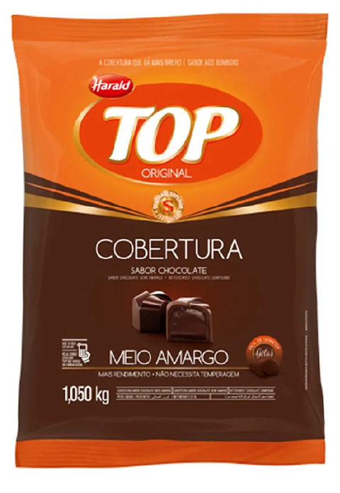 Cobertura De Chocolate Top - Gotas 1,010kg HARALD