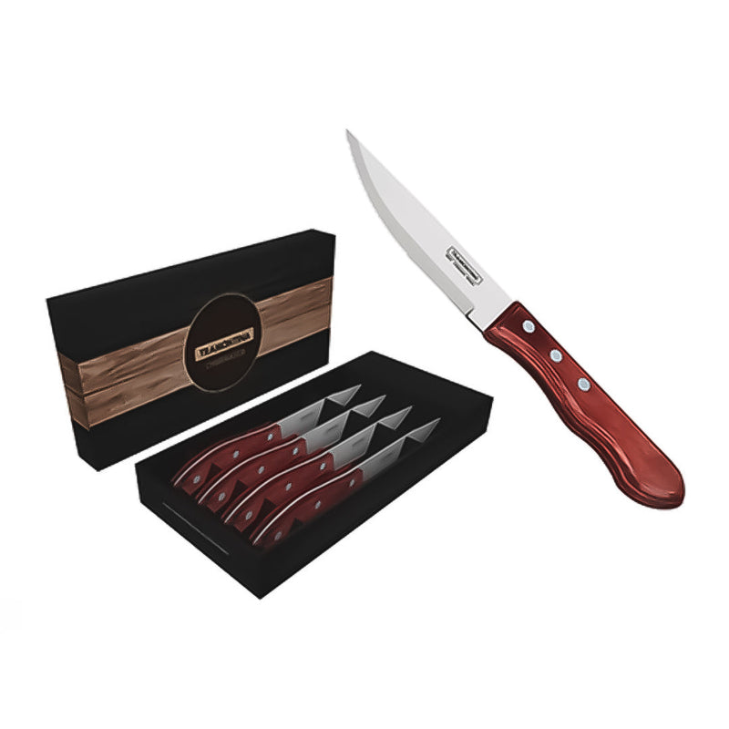 Steak Knife Set - 4pc (Conjunto de Facas para Churrasco)