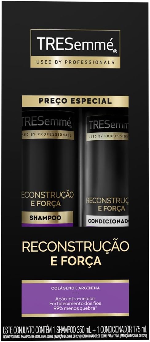 TRESemmé Kit Shampoo 350Ml + Condicionador 175Ml Reconstrução E Força