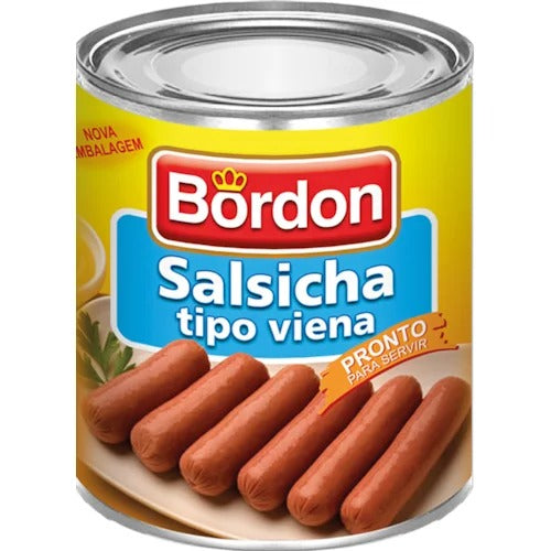 Salsicha Viena Bordon Lata 300 Gr.