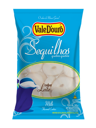 Sequilhos Sabor Leite Vale D'ouro 300g - MEUBRASILONLINE