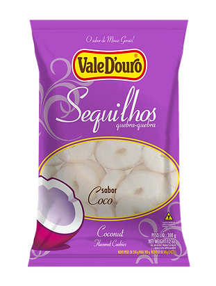 Sequilhos Coco Vale Douro 300g - MEUBRASILONLINE