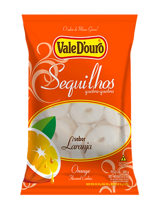 Sequilhos Sabor Laranja Vale D'ouro 300g - MEUBRASILONLINE