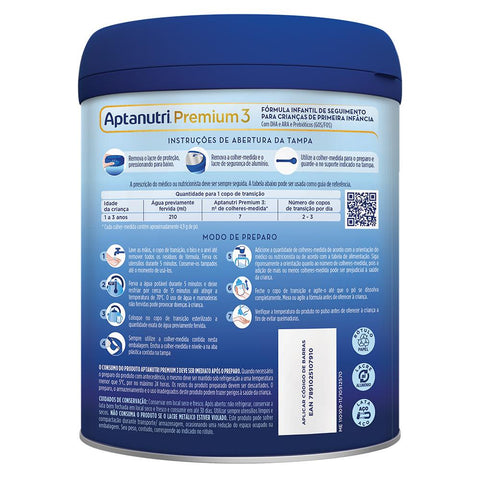 Formula Infantil Aptanutri Premium 3 800g