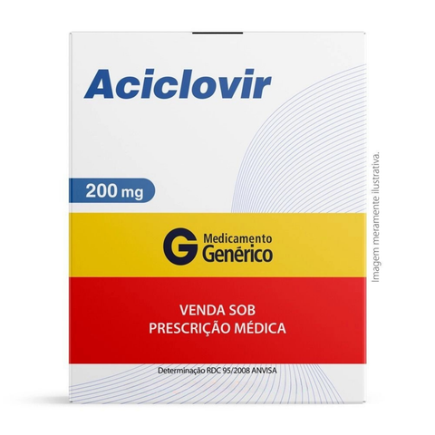 Aciclovir 200mg 30 comprimidos (Genérico)