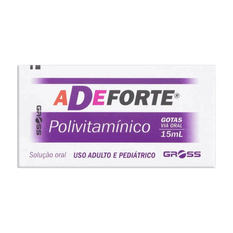 Adeforte Polivitaminico Gotas Com 15 Ml Pharmacy Meu Brasil On Line