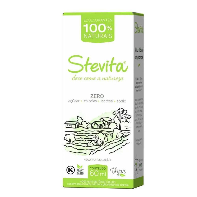 Adoçante de Stevia Stevita 60ml - Meu Brasil On Line