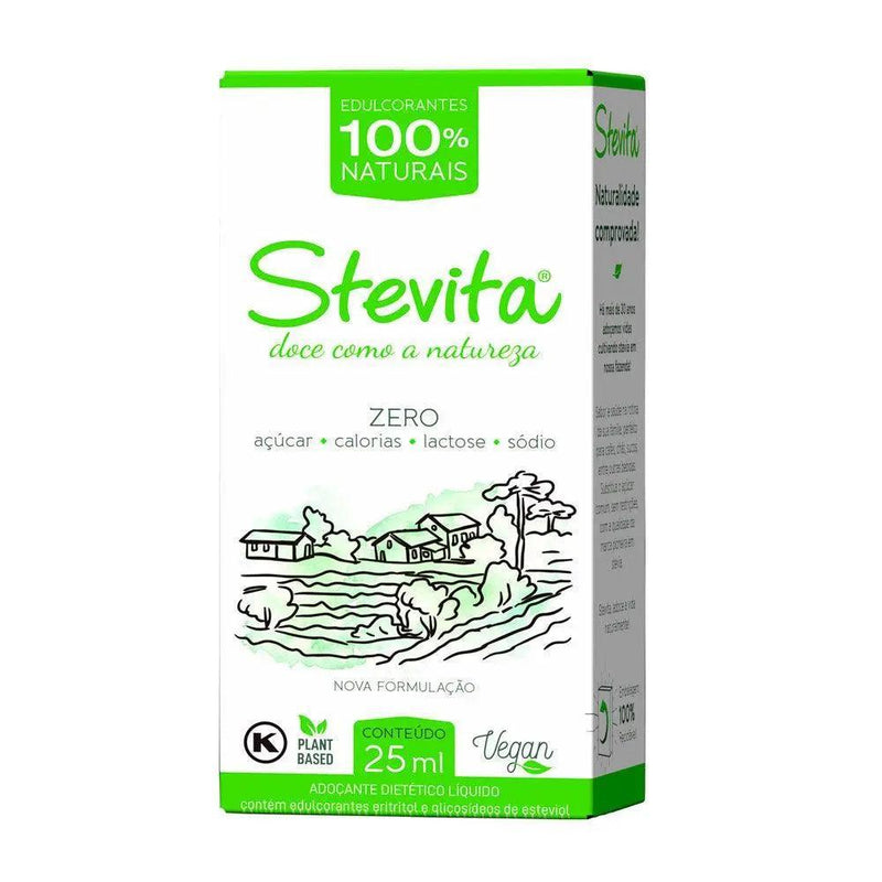 Adoçante de Stevia Stevita 80ml - Meu Brasil On Line