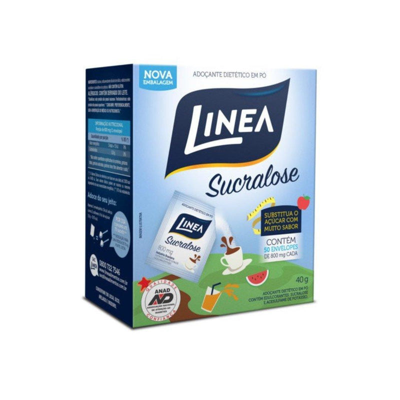 Adocante Linea Sucralose 50 Sache 40g - Meu Brasil On Line