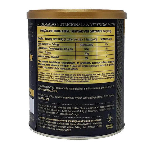 Adoçante Xylitol Essential Nutrition Lata 300g - MEUBRASILONLINE