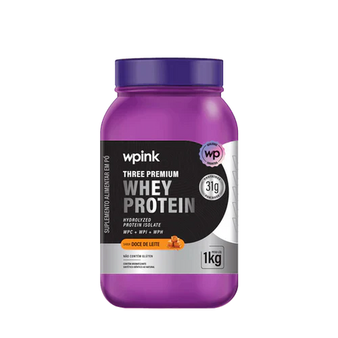 Three Premium Whey Protein Dulce de Leche Wpink – 1 KG
