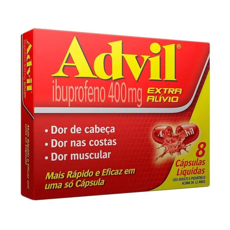 Advil Extra 400Mg 08 Capsulas Liquidas Pharmacy Meu Brasil On Line