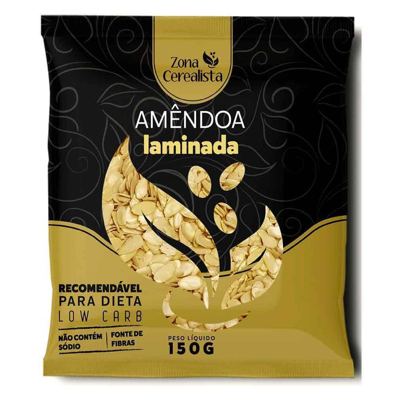 Amêndoa Laminada Zona Cerealista 150g - MEUBRASILONLINE