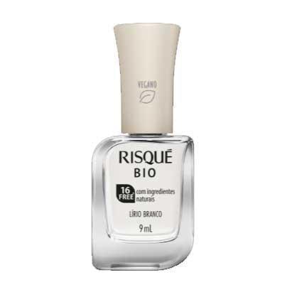 Esmalte Bio Vegano Lirio Branco Risque 9ml - MEUBRASILONLINE