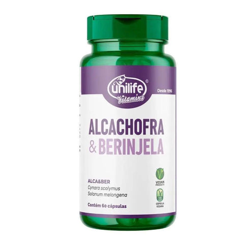 Alcachofra Com Berinjela - Unilife - 60 Cápsulas - MEUBRASILONLINE