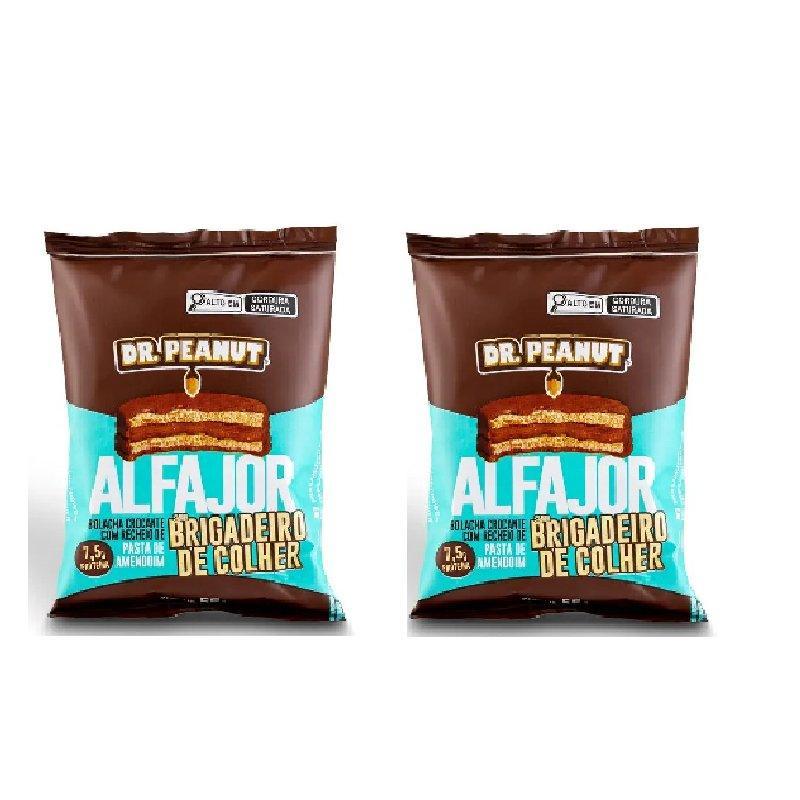 Alfajor Dr Peanut sabor brigadeiro de colher 2x55G - MEUBRASILONLINE