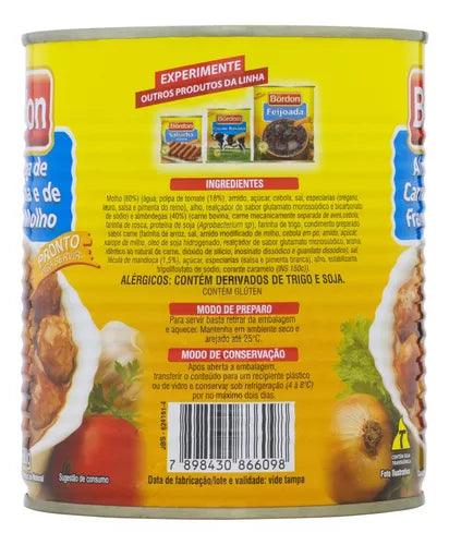 Beef and Chicken Meatballs in Bordon Sauce Can 830g