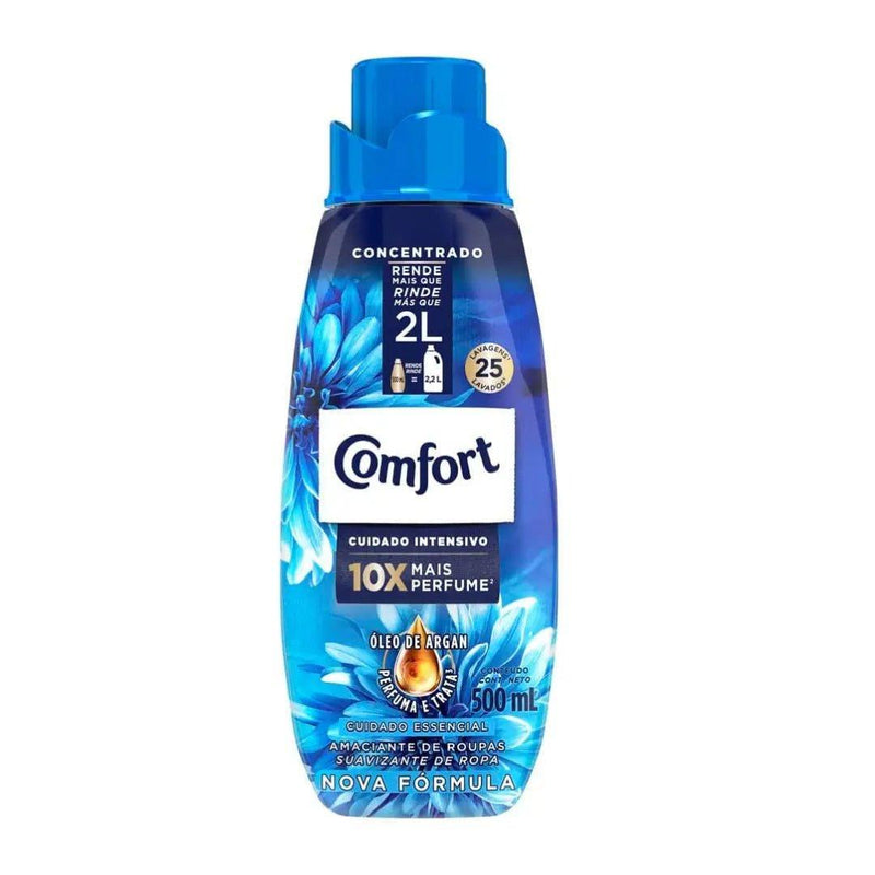 Amaciante Concentrado Comfort Intense Cuidado Essencial 500 Ml 550g - Meu Brasil On Line