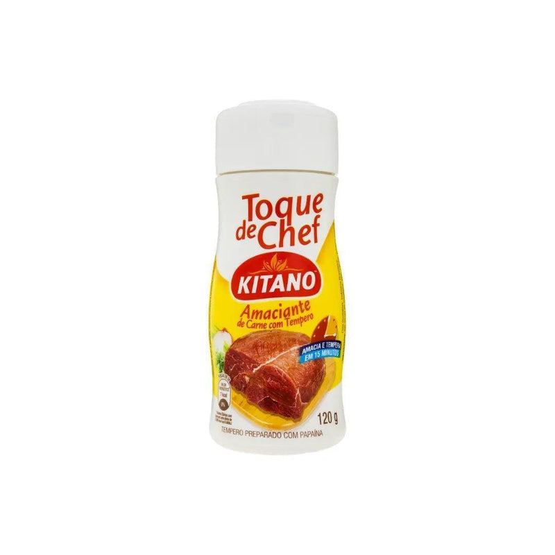 Amaciante de Carne Com Tempero Kitano Toque de Chef 120g - MEUBRASILONLINE