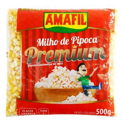 Amafil Milho para Pipoca Premium 500g - MEUBRASILONLINE