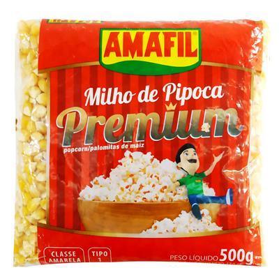 Amafil Milho para Pipoca Premium 500g - MEUBRASILONLINE
