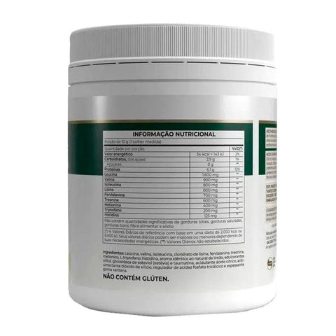 Aminovita 9 Aminoácidos Vegano Limão Vitafor 240g - MEUBRASILONLINE