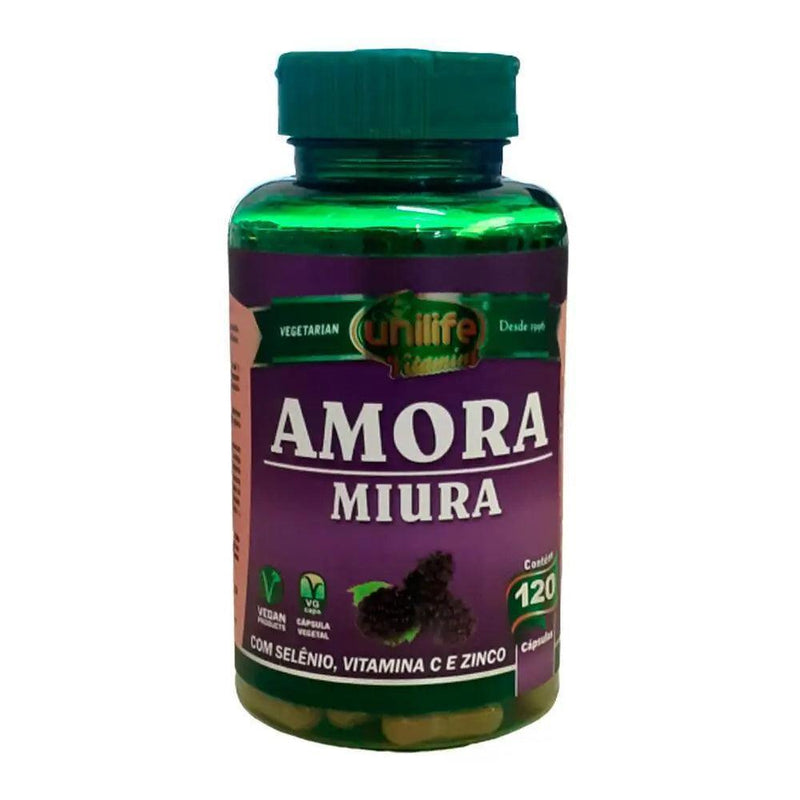 Amora Miura Com Vitaminas - Unilife - 120 Cápsulas - Meu Brasil On Line