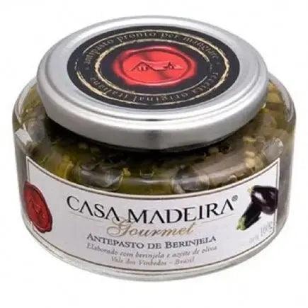 Antepasto de Beringela Casa Madeira Gourmet 160g - MEUBRASILONLINE