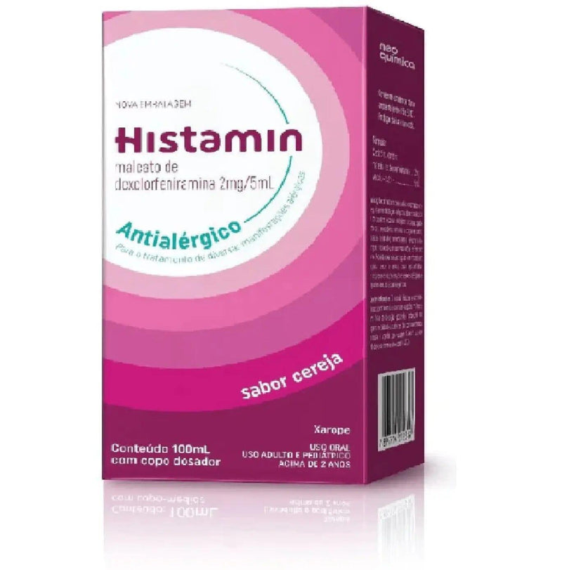 Antialergico Histamin 2Mg/5Ml Xarope Com 100Ml 200g Pharmacy Meu Brasil On Line