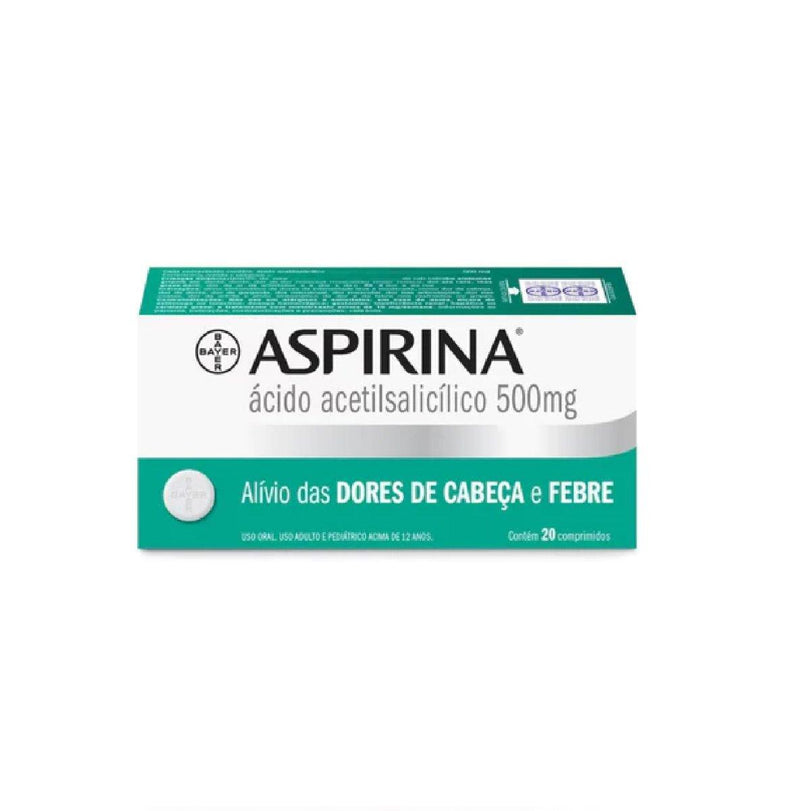 Aspirina 500MG - Meu Brasil On Line