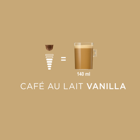 NESCAFÉ® DOLCE GUSTO Café Au Lait Vanilla - 10 Capsules