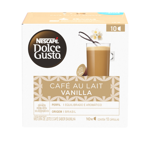 NESCAFÉ® DOLCE GUSTO Café Au Lait Vanilla - 10 Capsules