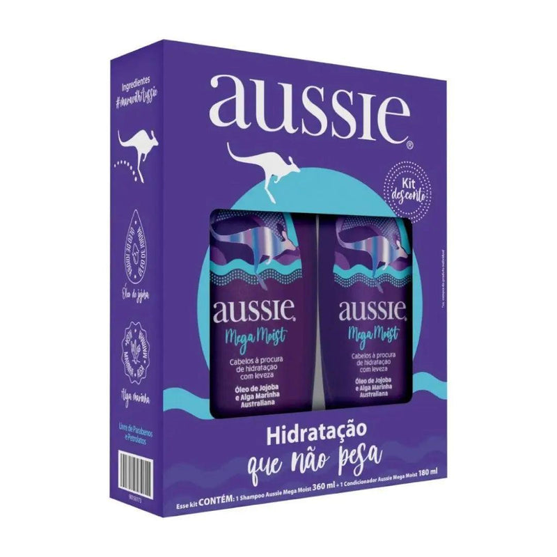 AUSSIE KIT SH+COND MOIST 360ML+180ML - Meu Brasil On Line