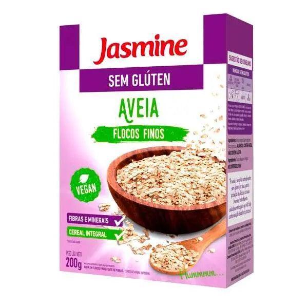 Aveia sem Glúten em Flocos Finos Jasmine 200g - MEUBRASILONLINE