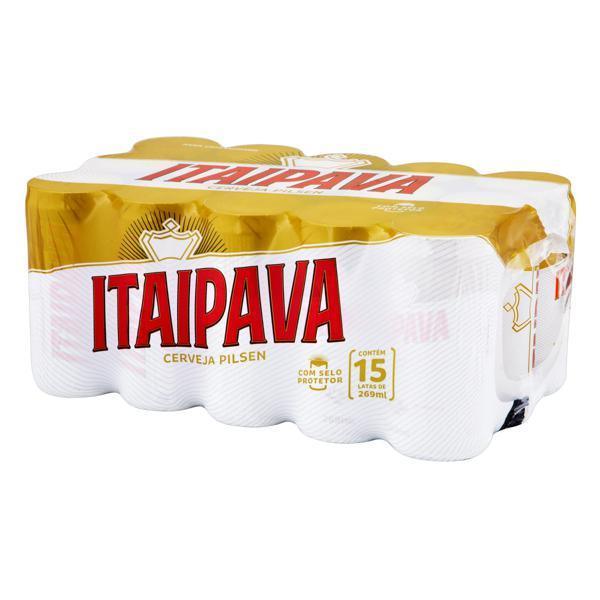 Cerveja Itaipava Pilsen 269ml  Lata Pack C/15